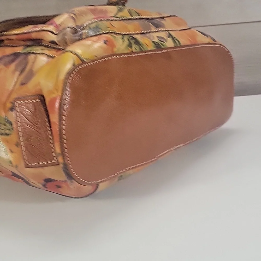 Patricia Nash Floral Leather Tote Bag